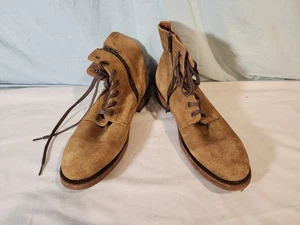 FRYE Bowery Men's Suede Boots US Size 9 1/2 , VERY NICE! - Picture 1 of 21