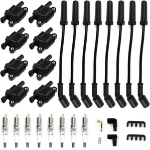 Set of 8 UF413 Square Ignition Coils Pack & - Picture 1 of 9