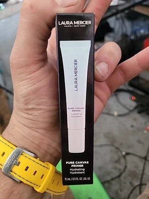 Laura Mercier Pure Canvas Primer Mini (0.5 Oz ) Hydrating New Formula NEW IN BOX - Image 1 of 2