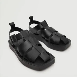 Sandalias de pescador de cuero mango The Row dupes, talla 7 - Imagen 1 de 9