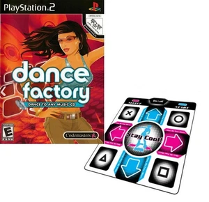Juego Dance Factory +1x PS2 Regular Cableado Dance Pad - Imagen 1 de 1