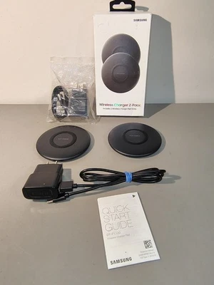 Samsung Wireless Fast Charger Stand Pad Slims Qi Certified Used. TESTED E.B01 - Image 1 of 4