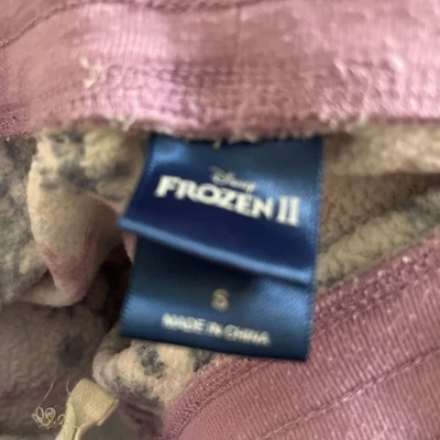 Disney Frozen II Girl's Purple Sweatpants, Size Small - Image 1 of 4