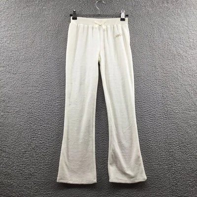 Juicy Couture Kid's Velour Pants Ivory 7 - Image 1 of 3