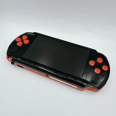 PSP 3000 Console Black Red Limited Edition PSPJ-30017 Japan Games From Japan - Image 1 of 4