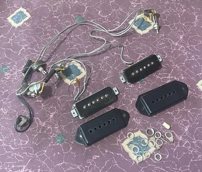Original Vintage 1961 Gibson Dual P-90's & Harness 1346148 es 125 330 - Image 1 of 4