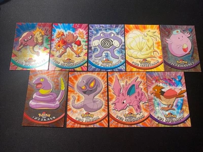 Pokémon Vintage 1999 Topps Edición Animación TV Lámina/Lote de Cartas Mixtas Regulares Foto 1 de 4