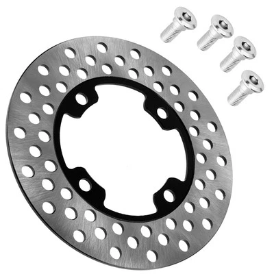 Rotor de disco de freno delantero con pernos para Yamaha Grizzly 400 YFM400FG 4X4 2007 2008 Foto 1 de 4