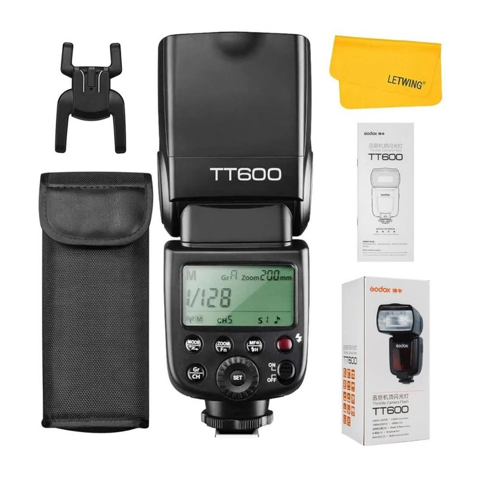 Godox TT600 2.4G Wireless Flash Speedlite Master/Slave Blitz mit integriertem - Bild 1 von 4