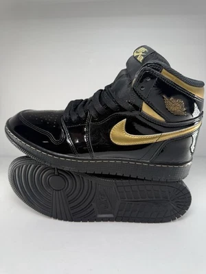 Air Jordan 1 ретро оригинальные высокие 2020 «Металлический золотой» 575441-032 размер 7 мужские - Изображение 1 из 4