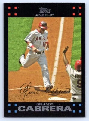 2007 Topps Orlando Cabrera #546 Los Angeles Angels - Image 1 of 2
