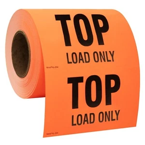 5" x 3" NUR TOP LOAD Inventar Aufkleber, Versandetiketten - 1500 Stück, 3 Rollen - Bild 1 von 3