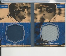 2013 America's Pastime Dual Exhibits Miguel Cabrera Prince Fielder Book 25/99