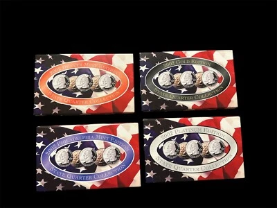 2002 US Mint Quarter Collection-Philadelphia. Denver, Platinum & Gold Edition - Image 1 of 4