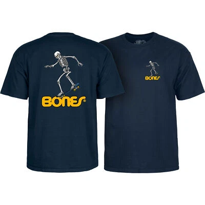 Powell Peralta Shirt Skateboard Skeleton 3 Navy - Image 1 of 3