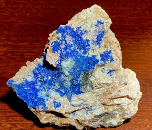 LINARITE and Galena - Blanchard Mine, Bingham, Socorro County, New Mexico - Picture 1 of 10