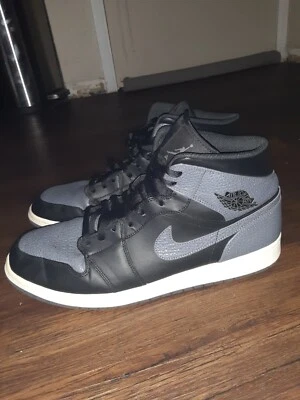 Jordan 1 Retro Medio Negro Gris Oscuro - Talla 14 (554724-041) Foto 1 de 4