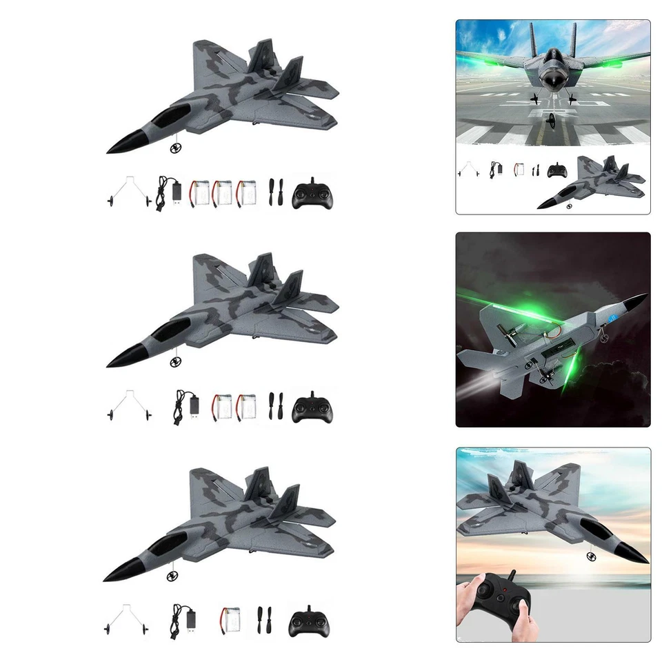 2 Channel Radio Control FX622 Jet Aircraft Outdoor Toys Ready to Fly Model 2.4G - Image 1 of 1