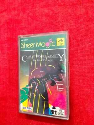 Clarke Di Meola Ponty The Rite Of Strings Sheer Magic Cassette tape INDIA  1995 - Image 1 of 4