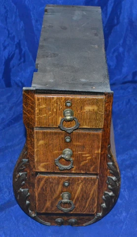 3 DRAWER ASSESMBLY RIGHT SIDE DAMASCUS TREADLE GOOD CONDITION DRAWERS HANGER Cover