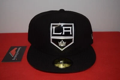 NHL New Era Los Angeles Kings Ajustado 59Fifty Sombrero de Hockey No Hatlcub Topperz AHL Foto 1 de 4