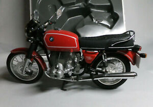  Schuco 1:10 Scale 1974-76 BMW R75/6 Red Dealer Edition Boxed Very Rare Model