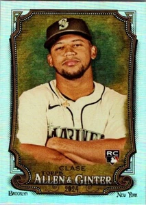 2024 TOPPS ALLEN & GINTER #263 JONATAN CLASE MARINIERS FOIL ROOKIE CARD - Picture 1 of 2