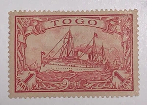 Travelstamps: Germany German Togo Africa Stamps Kaiser’s Yacht Mint OG H UnWMK - Picture 1 of 5