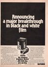 ILford - HP5 Film - Original Magazine Ad - 1977