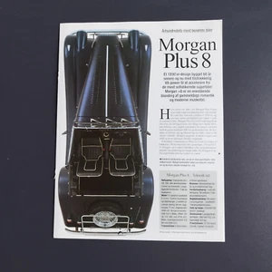 Automobile poster from car magazine . Danish text. Morgan Plus 8 - Picture 1 of 3