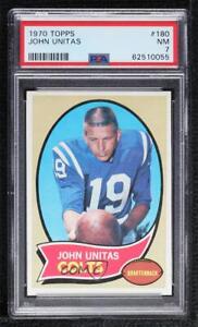 1970 Topps Johnny Unitas #180 PSA 7 HOF