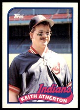 1989 TOPPS TRADED KEITH ATHERTON CLEVELAND INDIANS #4T