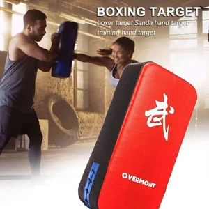 PU Leather Boxing Punching Bag Curved Kick Shield for Fitness Training - Picture 1 of 8