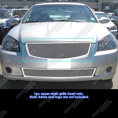 Inserto de rejilla de malla inoxidable para Nissan Altima 2005-2006 Foto 1 de 3