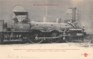 CPA TRAIN / LES LOCOMOTIVES (ORLEANS) MACHINE N°136 - Picture 1 of 1