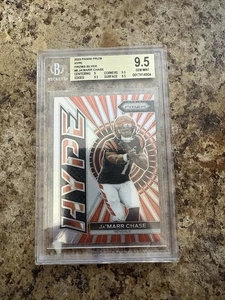 Prizm HYPE 2023 argento Ja’Marr Chase RC BGS 9,5 GEM MINT Bengals SSP - Foto 1 di 2