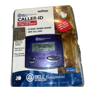 Bell Equipment Sonecor JB 700 Caller-ID In Sealed Package 50 Name Memory Purple - Zdjęcie 1 z 10