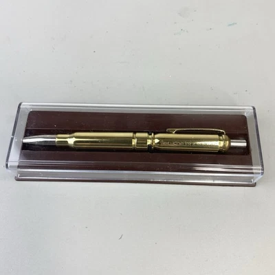 Heckler & Koch HK .308 Ammo Bullet Ballpoint Pen Rare  Military w/ Case - Image 1 of 4