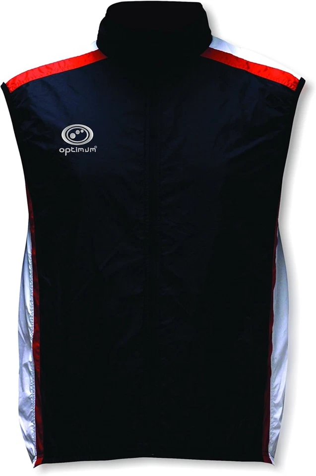 Optimum Niteebrite Men's Vest Outdoor Vest Sport, Black / White / Red, S - Image 1 of 1