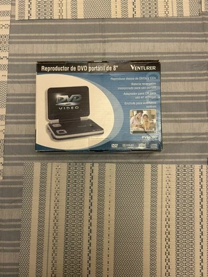 Venturer Pvs8380 reproductor de DVD portátil de 8” con cable de alimentación Foto 1 de 4