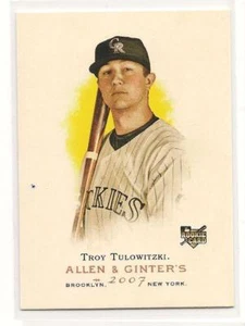 Troy Tulowitzki 2007 07 A & G Allen Ginter Rookie Card #75 - Bild 1 von 1