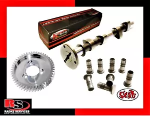 VW KUHLTEK W120 GRIND CAMSHAFT  KIT w/ CAM GEAR & SCAT LIFTERS AC109205 - Picture 1 of 6