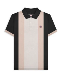 Lambretta Mens Classic Vintage Retro Mod Ska Casual Polo Shirt - Picture 1 of 4