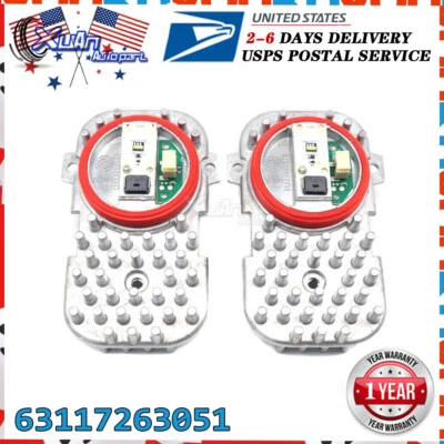 Модуль дневных ходовых огней светодиодный для BMW 3 4 6 серии X3 X5 X6 63117263051 2 шт. - Изображение 1 из 4