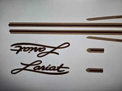 CUSTOM Lariat Stripe Kit fits 2001-2003 F150 Extended or Crew Cab UPPER ONLY - Image 1 of 4