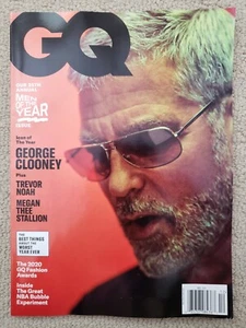 George Clooney, Trevor Noah, Megan Thee Stallion GQ Magazine Dec 2020 Jan 2021 - Picture 1 of 12