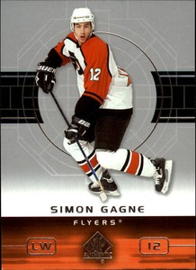 2002-03 SP Authentic #67 Simon Gagne 