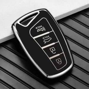 TPU Car Key Case Cover Shell Fob For Hyundai Santa Fe Sport Centennia 2013-2018 - Picture 1 of 9