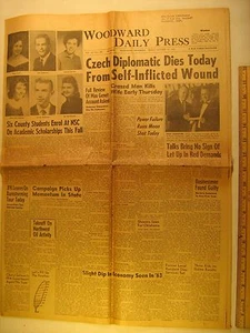 Newspaper WOODWARD DAILY PRESS Oct 19, 1962 [Y59Vb6a] - Picture 1 of 3