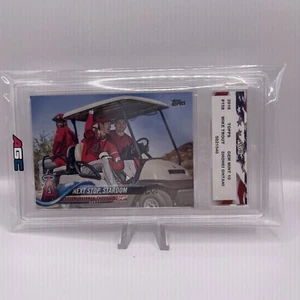 2018 Topps Update SHOHEI OHTANI / MIKE TROUT Rookie Next Stop Stardom RC AGC 10 - Bild 1 von 2